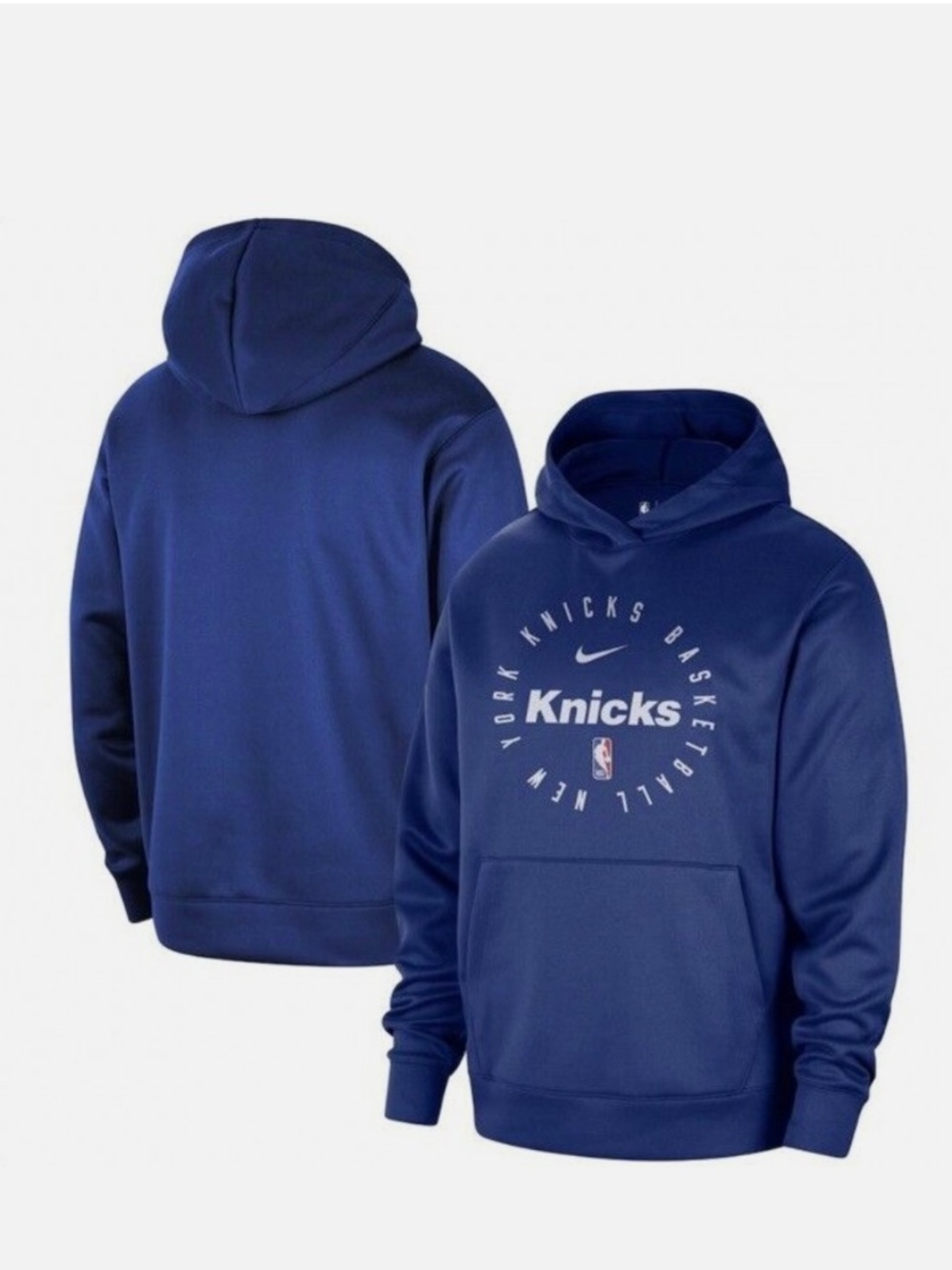 New York Knicks on court Nike hoodie 2xl
